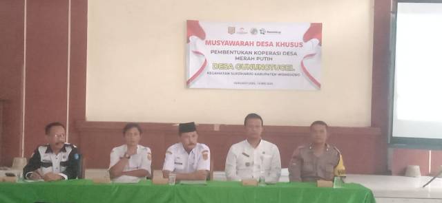 MUSYAWARAH DESA KHUSUS DI DESA GUNUNGTUGEL